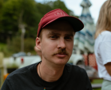 Jesse Barber '24, an alumnus of the Appalachian studies program, photographed in October 2024. Photo courtesy of Barber (jesse-barber.com)