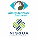 Network in Solidarity with the People of Guatemala (NISGUA) and Witness for Peace Southeast logos.
