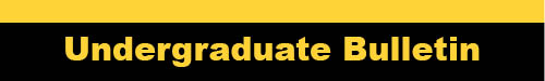 Undergraduate Bulletin banner